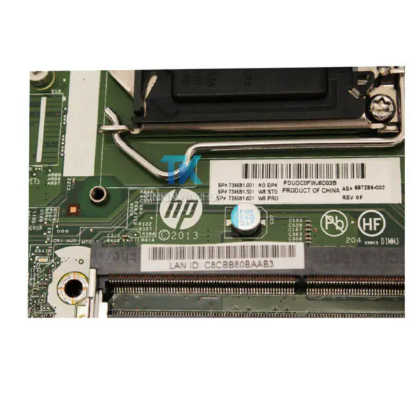 HP 697286-002 600 G1 Scheda madre ATX