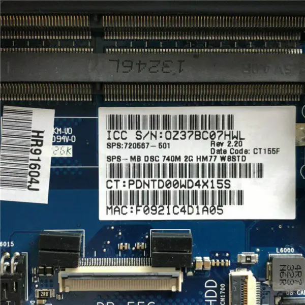 Scheda madre HP 720567-501