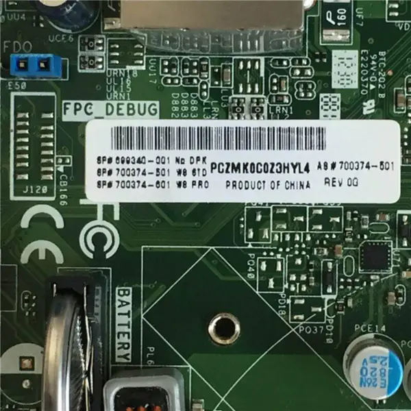 HP 700374-501 Scheda madre Pavilion P2 IPXSB-DM ITX H61