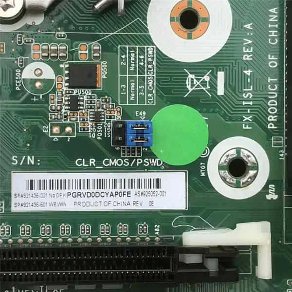 HP 925052-001 Scheda madre Prodesk 280 G3 FX-ISL-4
