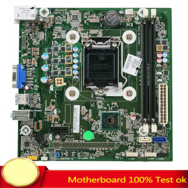 HP 754482-001 202 G2 FX-ISB-8X-1 Scheda madre H81
