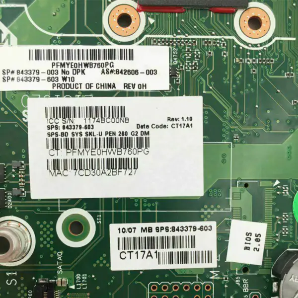 Scheda madre HP 842606-003