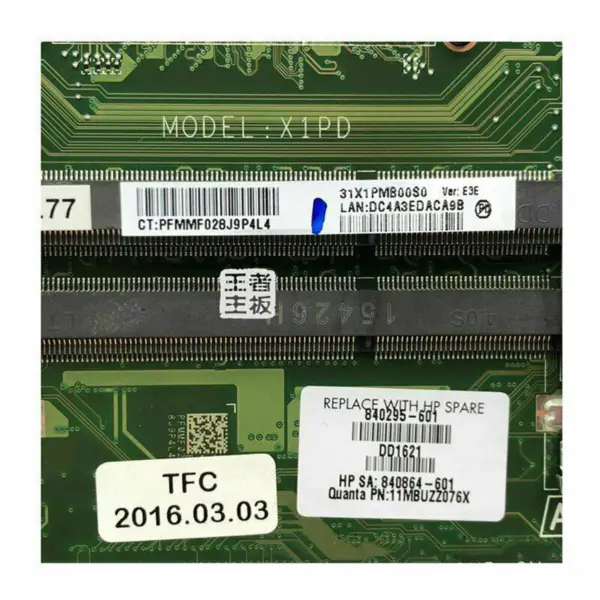 Scheda madre HP 840295-601
