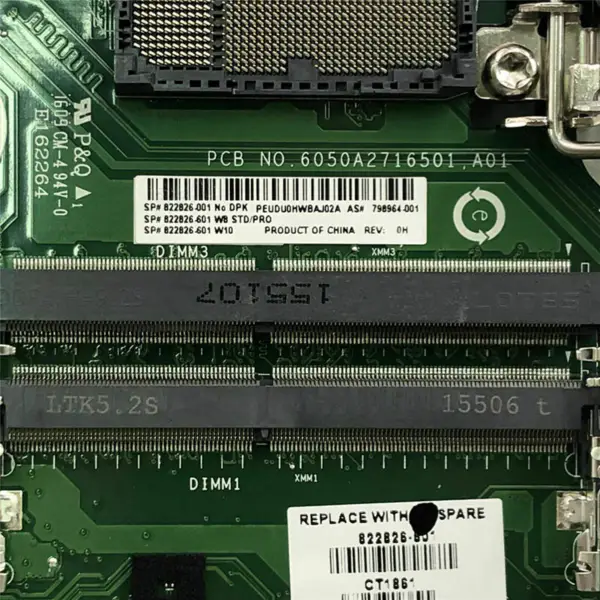 Scheda madre HP 798964-001822826-601