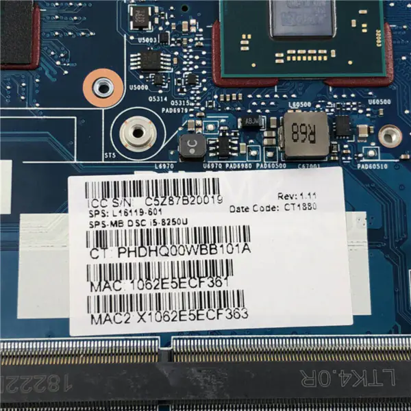 Scheda madre HP 6050A2945601-MBL16119-601