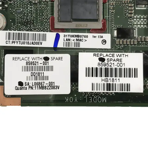Scheda madre HP 829521-001