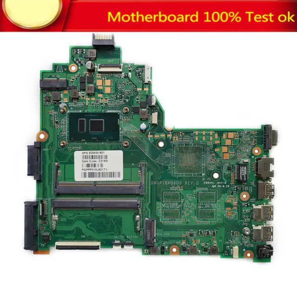 HP 925430-601 DA0P1BMB6D0 con scheda madre SR342 CPU i5-7200u