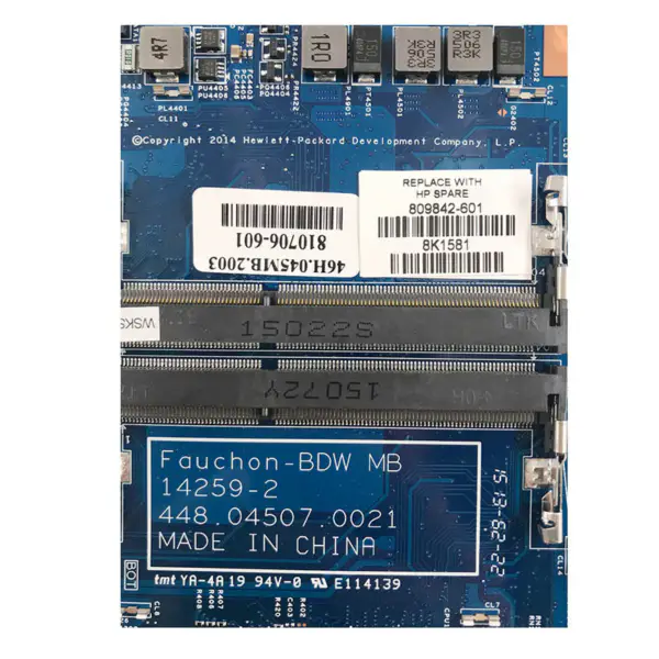 Scheda madre HP 809842-001