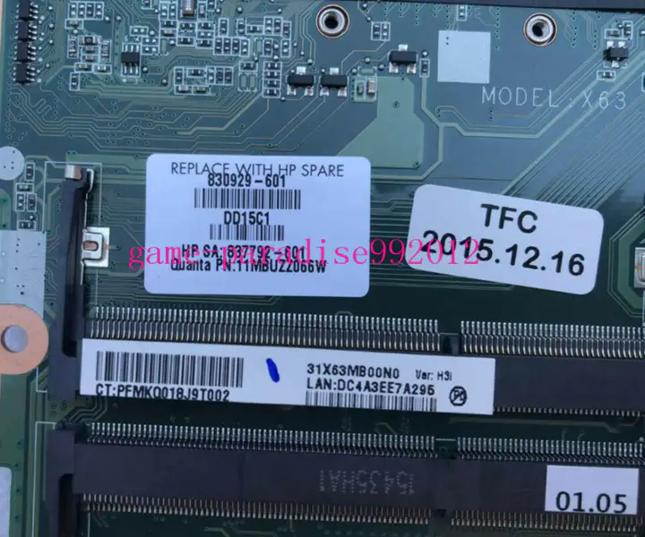Scheda madre HP 830929-601