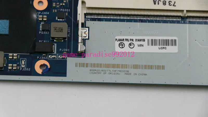 Scheda madre Lenovo 01AW105