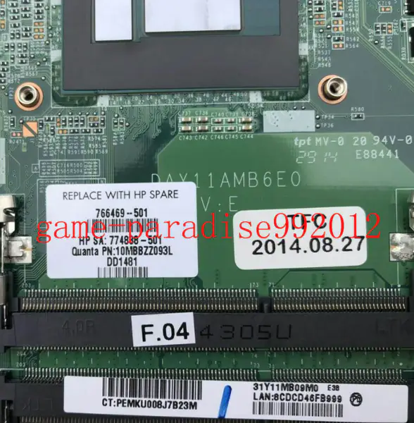 Scheda madre HP 766469-501