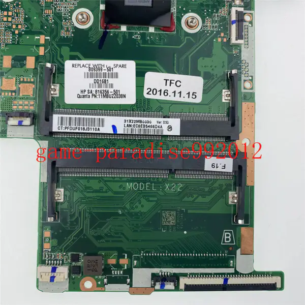 Scheda madre HP 809399-501