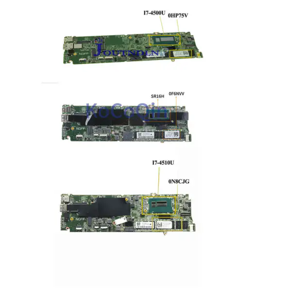 Scheda madre HP 0HP75V 0N8CJG N8CJG I7-4510U 0F6NVV F6NVV I7-4650U