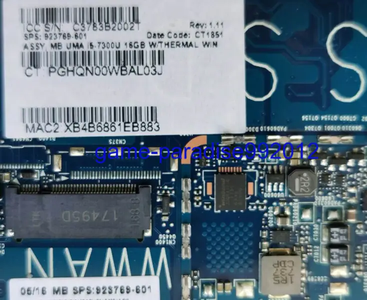 Scheda madre HP 923769-601
