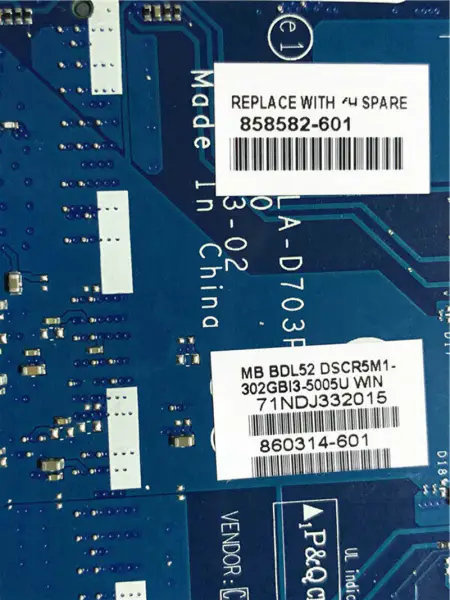 Scheda madre HP 858582-601