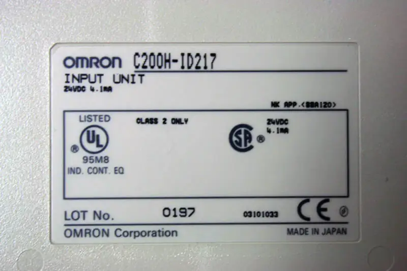 Modulo PLC Omron C200HID217 C200H-ID217