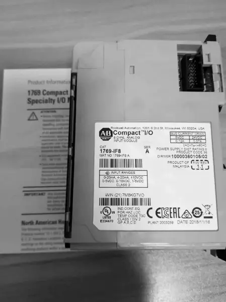 Modulo Allen-Bradley 1769-IF8 1769IF8 1769-IF8/A