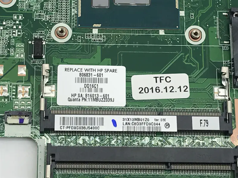 HP EliteOne 705 G2 798973-001 822827-001 Scheda madre AIO