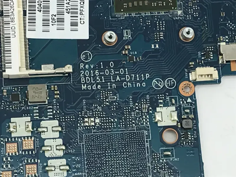 HP 858589-001 858589-501 858589-601 LA-D711P scheda madre