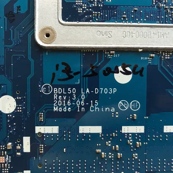 HP 858583-001 858583-501 858583-601 Scheda madre LA-D703P