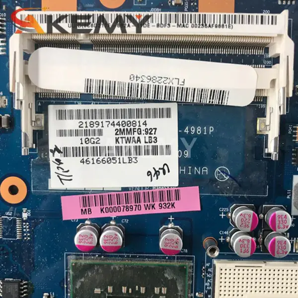 Toshiba L555LA-4982P L555 LA-4982P Scheda madre ATX