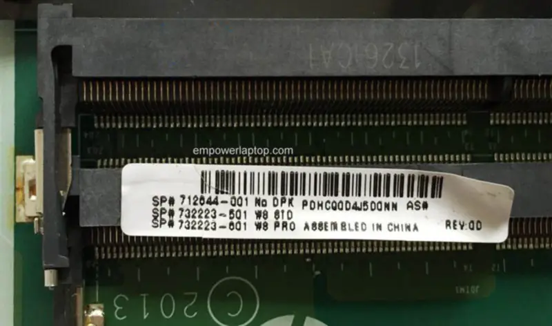 HP 712644-001 732223-501 DA0NZ8MB6E0 scheda madre ENVY Touchsmart 27-K370CN 27-K AIO