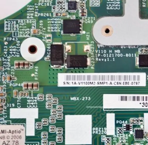 Sony SVE14A Serie MBX-273 Laptop A1871415A HM76 DDR3 scheda madre