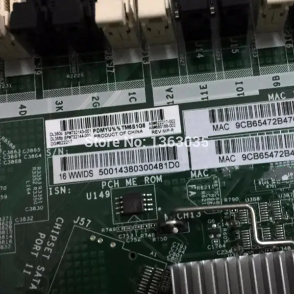 HP 732143-001 732144-001 622217-002 scheda madre server per DL380P DL388P Gen8 V2
