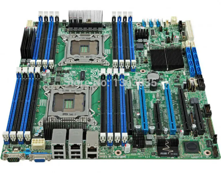 Scheda madre per server Intel S2600CO4 con chipset C602 LGA2011