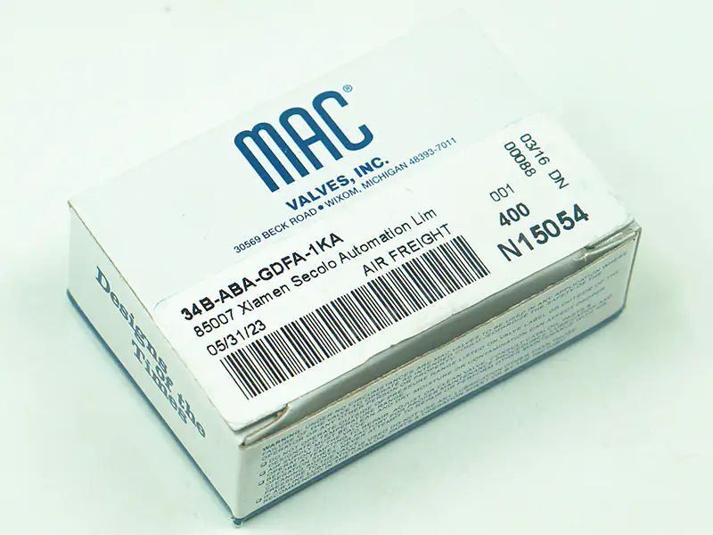 MAC 34B-ABA-GDFA-1KA Valvola elettromagnetica