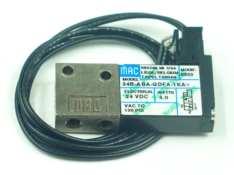 MAC 34B-ABA-GDFA-1KA Valvola elettromagnetica