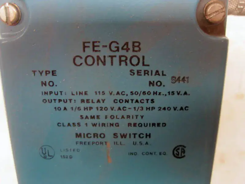 MICROINTERRUTTORE FE-G4B