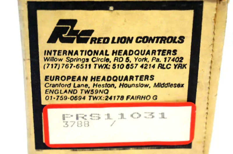 CONTROLLI RED LION PRS11031