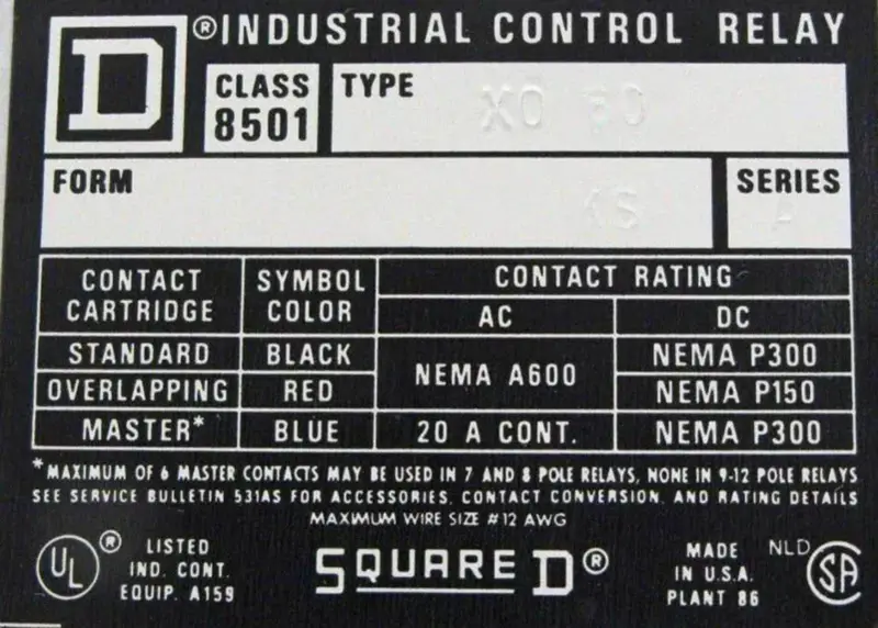 QUADRATO D 8501-X0-60