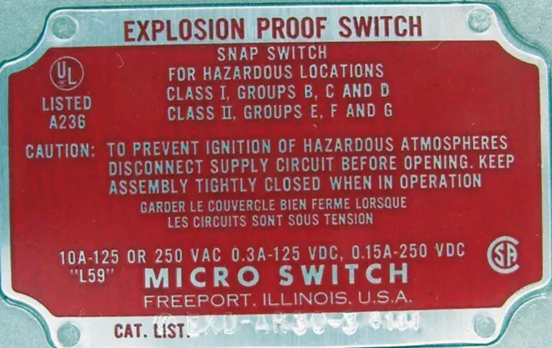 MICROINTERRUTTORE EXD-AR30-3