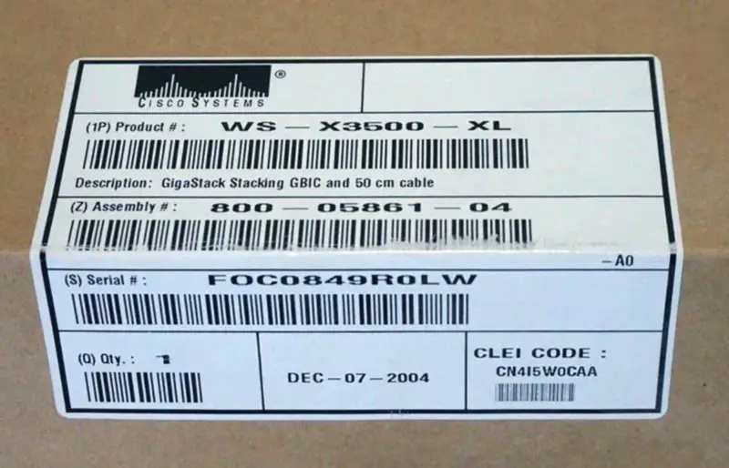 SISTEMI CISCO WS-X3500-XL