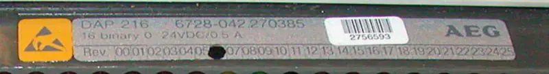 AEG Modicon DAP216