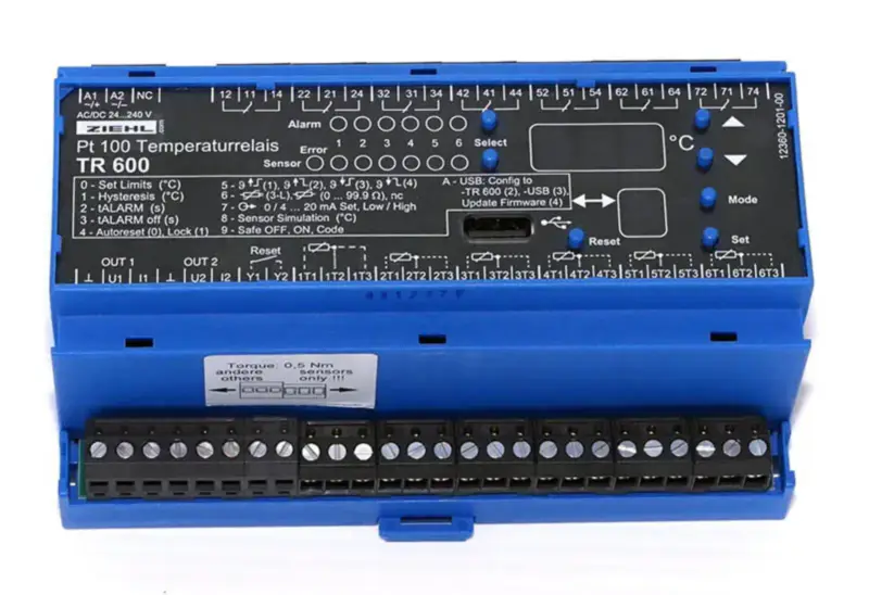 Controllore di temperatura Ziehl TR600