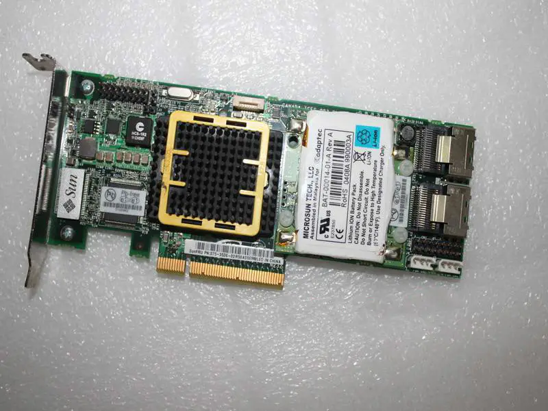 SUN 375-3536 Scheda array RAID PCI-E SAS con batteria