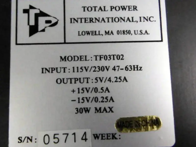 Potenza totale TF03T02
