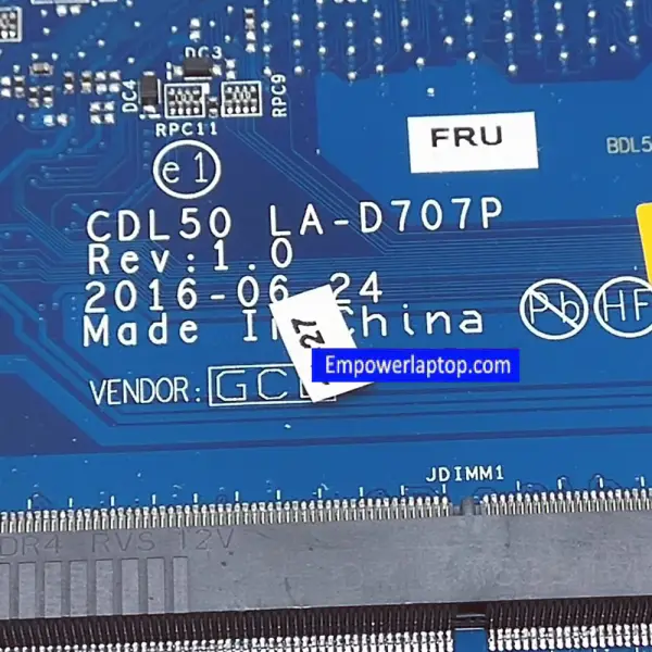 HP 17-G 829278-001 829278-601 DAX1BDMB6F0 I5-6200 CPU Laptop Scheda madre