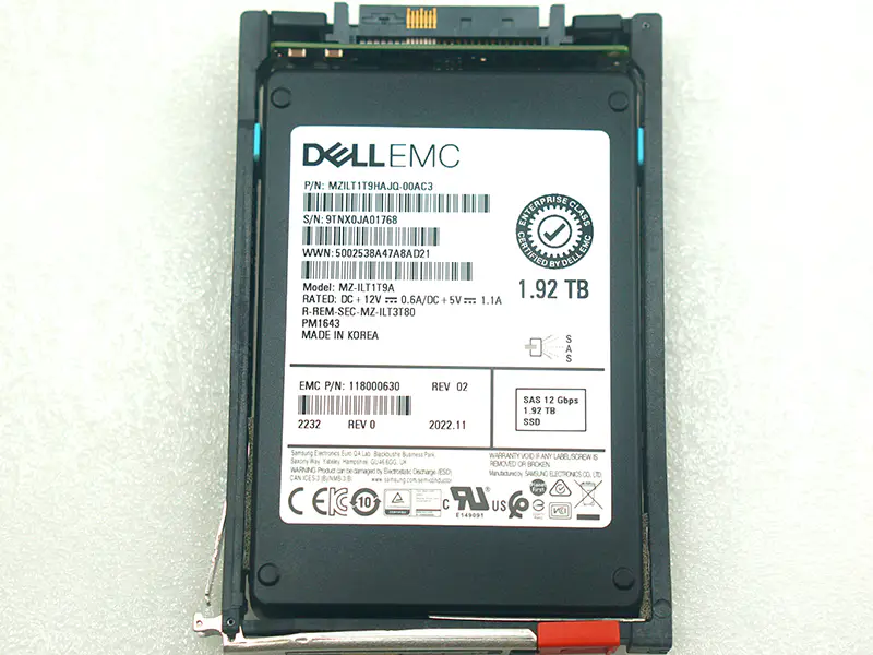 SSD Dell EMC 400-BGLD Unity 1,92T SAS 12Gb