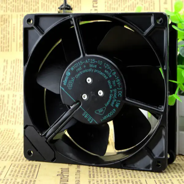 EBM W1G115-AT25-10 12V 13W 12738 13CM ventola a 3 fili