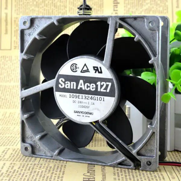 Sanyo 109E1324G101 Ventola DC锛?4V 1,1A 3 fili 12,7CM
