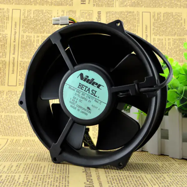 NIDEC D17L-24PS3 01 Ventilatore 24V 1,40A BKV301216/77
