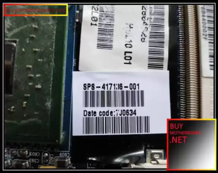 Scheda madre HP DV8000 417136-001
