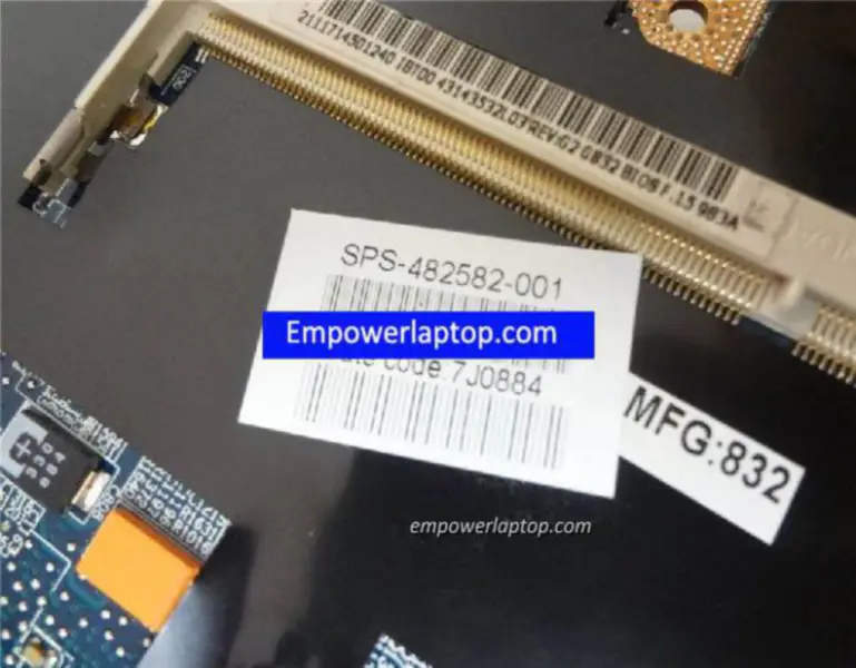 HP 6910p LA-3261P 482582-001 Scheda madre
