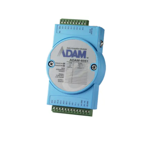 Modulo Modbus TCP I/O digitale isolato a 14 canali con contatore a 2 canali di Advantech ADAM-605-D