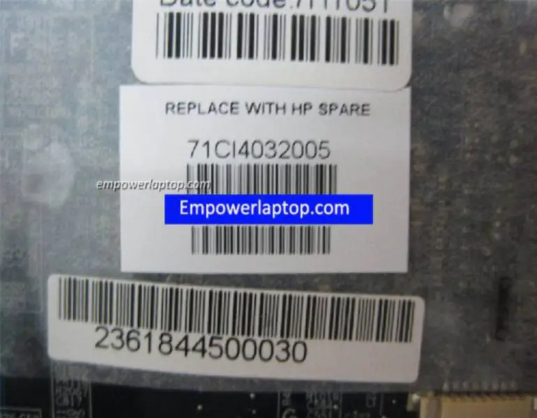 HP DV7 JAK00 LA-4083P 507169-001 Scheda madre