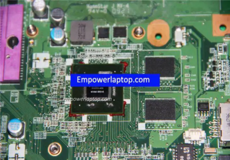 HP 517837-001 Presario CQ61 G61 DA00P6MB6D0 Scheda madre